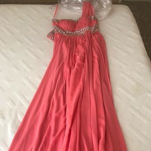Coral dress